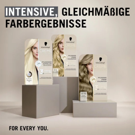 Schwarzkopf Creme Supreme Pflegender Aufheller L1++ Extrem Aufheller Plus, 1 St., Schwarzkopf Creme Supreme ухаживающий осветлитель для волос L1++ Экстремальное осветление Plus с эффектом против желтизны, 1 шт.