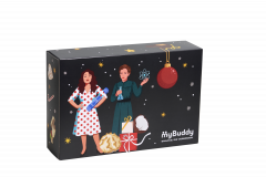 myBuddy Classic Adventskalender 2026, myBuddy Classic Адвент-календарь 2026 со сладостями из разных стран, историями и загадками, 25 сюрпризов