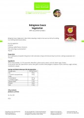 Krauterhaus Sanct Bernhardt Bolognese Sauce Vegetarian, 450 г