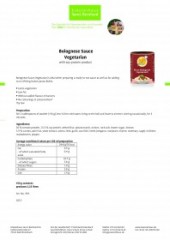 Krauterhaus Sanct Bernhardt Bolognese Sauce Vegetarian, 450 г