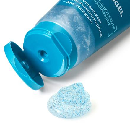 Balea MEN Peelinggel Hydro 3in1, 100 ml, Отшелушивающий гель Hydro 3 в 1 с салициловой кислотой против блеска, 100 мл