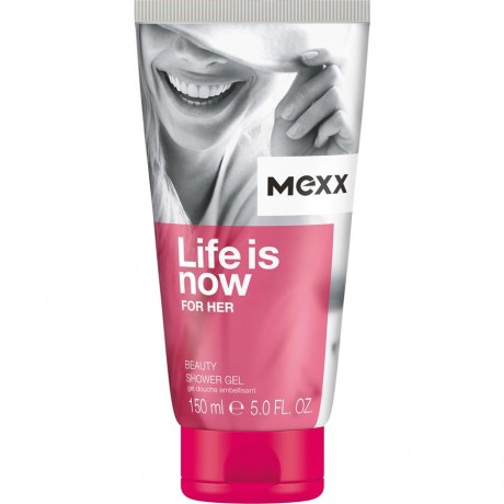 Mexx (Мекс) Life Is Now Woman Shower Gel Гель для душа, 150 мл