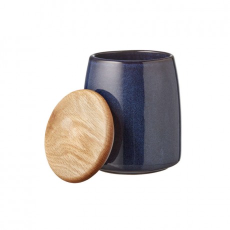 Bitz Bitz Gastro dark blue Vorratsdose mit Deckel h: 16,5 cm / d: 11 cm Темно-синяя банка для хранения Bitz Gastro с крышкой В: 16,5 см / Г: 11 см