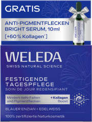 WELEDA Festigende Tagespflege Blauer Enzian &amp; Edelweiss, 40 ml + 10 ml, Набор укрепляющего дневного крема с синей горечавкой и эдельвейсом 40 мл и сыворотки против пигментных пятен 10 мл