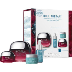 Biotherm Red Algae Uplift Cream 50 ml + Red Algae Uplift Night 15 ml + Life Plankton Elixir 7 ml + Life Plankton Eye 5 ml, Blue Therapy Blue Therapy Red Algae Uplift Set, 1 шт.