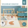 bieco Spieltrapez Spielbogen fur Babys Hohenverstellbar aus Holz Activity Center Baby Spielbogen Игровая арка-трапеция для малышей Деревянный игровой центр с регулируемой высотой Детская арка