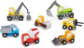 Melissa Doug Baustellenfahrzeuge aus Holz Строительные машины из дерева