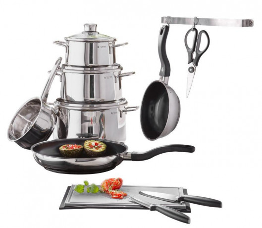 WMF WMF Kochtopf-Starter-Set 10-tlg. edelstahl Стартовый набор кастрюль WMF, 10 шт.