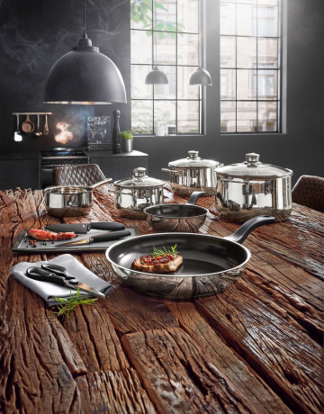 WMF WMF Kochtopf-Starter-Set 10-tlg. edelstahl Стартовый набор кастрюль WMF, 10 шт.