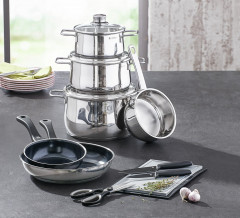 WMF WMF Kochtopf-Starter-Set 10-tlg.  edelstahl Стартовый набор кастрюль WMF, 10 шт.