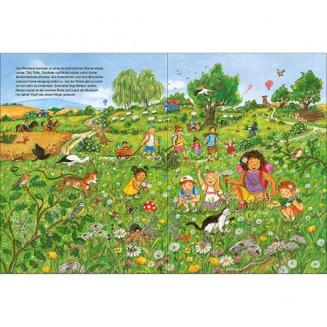 Loewe Verlag Viel los in der Natur! Много чего происходит на природе!