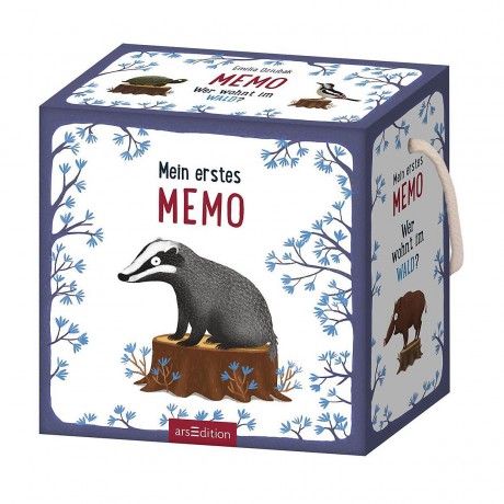 arsEdition Verlag Mein erstes Memo: Wer wohnt im Wald? Моя первая памятка: Кто живет в лесу?
