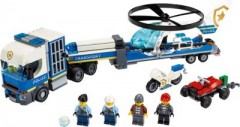 LEGO LEGO City 60244 Polizeihubschrauber-Transport LEGO City 60244 Полицейский вертолет