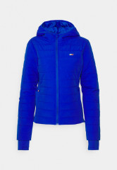 Tommy Hilfiger SLIM SORONA PADDED HOOD JACKET Outdoor jacket electric blue КУРТКА С УТЕПЛЕННЫМ КАПЮШОНОМ SLIM SORONA Куртка для активного отдыха синий электрик
