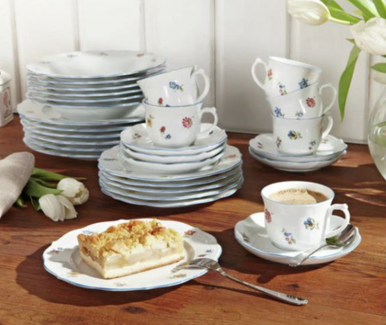 Seltmann Weiden Sonate Nostalgie Kombiservice 30-tlg. Комбинированный сервиз 30 шт.