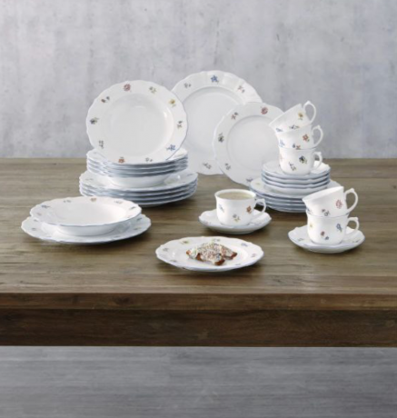 Seltmann Weiden Sonate Nostalgie Kombiservice 30-tlg. Комбинированный сервиз 30 шт.