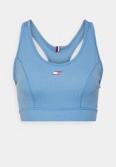 Tommy Hilfiger MID SORONA MIX BRA Medium support sports bra sky cloud MID SORONA MIX BRA Спортивный бюстгальтер со средней поддержкой небо облако