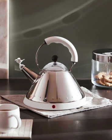 Alessi Alessi Wasserkocher MG32 W, weiss  Чайник Alessi MG32 W, белый