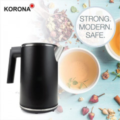 KORONA KORONA Wasserkocher 20119, Doppelwandig, 1 Liter, Wasserstandsanzeige, Cool Touch, beleuchtet  Чайник KORONA 20119, двустенный, 1 литр, индикатор уровня воды, прохладное прикосновение, подсветка