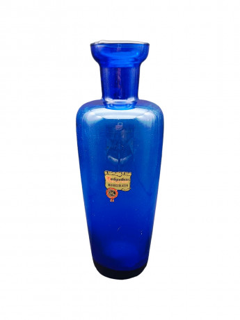 Бутылка винтажная Im Stil Murano Glass, ручная работа, выдувное стекло, 25 х 9 см, Германия, 1970-80гг.