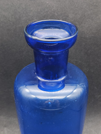 Бутылка винтажная Im Stil Murano Glass, ручная работа, выдувное стекло, 25 х 9 см, Германия, 1970-80гг.