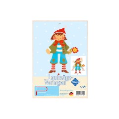 Pebaro Laubsagevorlage Hampelmann Шаблон листвы Jumping Jack