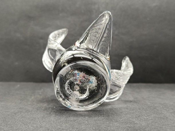 Статуэтка винтажная Murano Glas "Белый лебедь", выдувное стекло, 13.5 см, Италия, 1960-70гг.