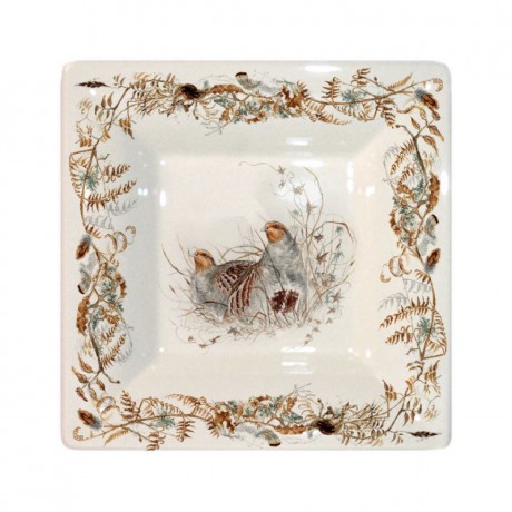 Gien Fayencerie Gien 'Sologne' Schale quadratisch tief 17 x 17 cm Миска Gien "Sologne" квадратная глубокая 17 x 17 см