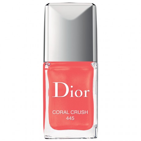 Лак для ногтей Dior Vernis, оттенок 445 Coral Crush, Summer 2017