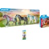 PLAYMOBIL 3er Set: 70999 Pferdeset 3x Pferde: Friese Набор из 3 лошадей: 70999 набор лошадей 3 лошади: фризы
