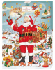 Niederegger Adventskalender Weihnachtsmann 500g, Адвент-календарь 2025 «Санта-Клаус» с начинкой из марципана, пралине и нуги, 39 сладких сюрприза, 45 см × 33 см, 500 грамм