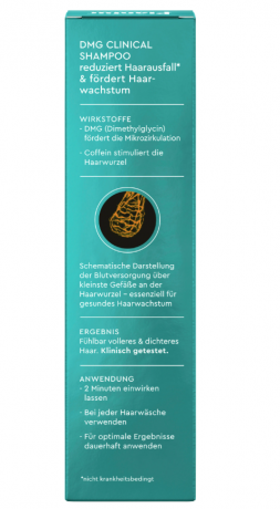 Plantur DMG Clinical Shampoo, Клинический шампунь Plantur DMG с кофеином и пантенолом, подходит для всех типов волос, 250мл