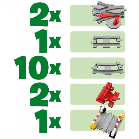 LEGO LEGO DUPLO 10882 Eisenbahn Schienen LEGO DUPLO 10882 Железнодорожные пути