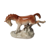Royal Винтажная статуэтка на подставке "Лошадь", 18см x 13см, Германия, 1960-70гг.