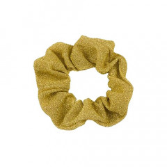 SOHO Glitter Scrunchie Gold резинка для волос с блестками