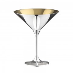 Robbe &amp; Berking Robbe &amp; Berking Dante Bar-Kollektion - 90 g versilbert Cocktailschale innen vergoldet Robbe &amp;amp; Berking Dante Bar Collection - 90-граммовая чаша для коктейлей с серебряным покрытием и позолотой внутри