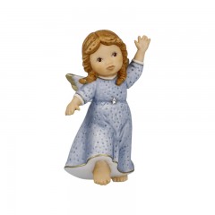 Goebel Goebel Nina &amp; Marco - Winterengelchen Himmelstanz - mit Swarovski Stern h: 10 cm Goebel Nina &amp;amp; Marco - Зимние ангелы танцуют на небесах - со звездой Сваровски высота: 10 см