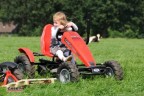 BERG Go-Kart mit XL-Rahmen Case IH Rot mit Dreigangschaltung ab 5 Jahren Карт с рамой XL Case IH красный с тремя передачами от 5 лет