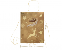 Lindt Lindor Adventskalender 290g, Линдт Линдор Адвент-календарь 2025, 24 сладких сюрприза, 48см х 36см,290 г