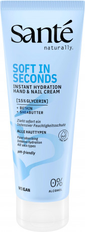 SANTE Soft in Seconds Handcreme, 75 ml, Санте Крем для рук Soft in Seconds для быстрого ежедневного ухода, 75 мл