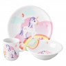 Seltmann Weiden Seltmann Weiden Compact Kindersets Kindersatz Mein kleines Einhorn 3-tlg. Seltmann Weiden Компактные детские наборы Детский набор Мой маленький единорог из 3-х предметов.