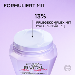 L'Oreal Paris Elvital Hydra Hyaluronic Feuchtigkeitsmaske, 300 ml, Увлажняющая маска с гиалуроновой кислотой для обезвоженных волос, до 100 часов увлажнения, 300 мл