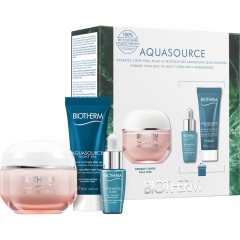 Biotherm Aquasource Cr?me Riche 50 ml + Life Plankton Elixir 7 ml + Aquasource Night Spa 20 ml, Aquasource Aquasource Cr?me Riche Set, 1 шт.