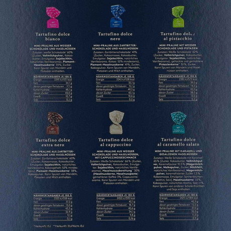 Viani Tartufini di Natale Adventskalender 2026, Адвент-календарь 2026 Viani Tartufini di Natale с итальянскими трюфельными конфетами, 175 г