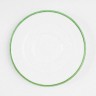 Gmundner Keramik Gmundner Keramik Gruner Rand Kaffee Untertasse Gourmet 16 cm Gmundner Ceramics Gr?ner Rand Блюдце для кофе Gourmet 16 см