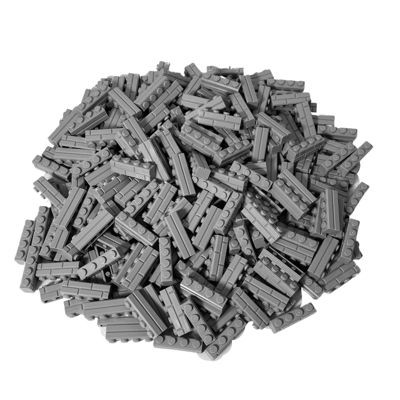 LEGO LEGO 1x4 Mauersteine Hellgrau - 25 Stuck - Light bluish grey brick 15533 LEGO 1x4 Bricks Light Grey — 25 штук — Светло-голубовато-серый кирпич 15533