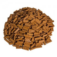 LEGO LEGO 1x4 Mauersteine Nougat - 500 Stuck - Nougat 15533 Кубики LEGO 1x4 нуга — 500 штук — нуга 15533