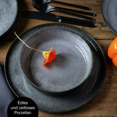 Moritz &amp; Moritz Moritz &amp; Moritz Tafelservice Anthrazit 12-tlg. Digital  anthrazit Обеденный сервиз Moritz &amp;amp; Moritz антрацит, 12 предм. Цифровой