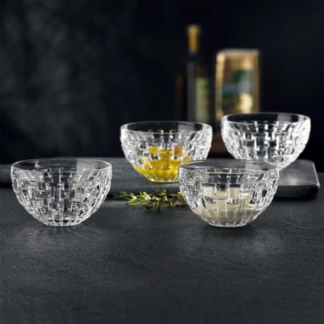 Nachtmann Nachtmann Bossa Nova Dipschale rund Glas Set 4-tlg. h: 5,7 cm / d: 9,8 cm Nachtmann Bossa Nova круглые стеклянные чаши для окунания, набор из 4 предм. В: 5,7 см / Г: 9,8 см