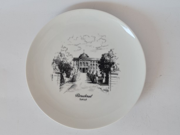 Тарелка декоративная винтажная AK Kaiser г. Брухзаль, 19.5 см, Германия, 1950-60гг.